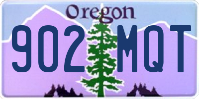 OR license plate 902MQT
