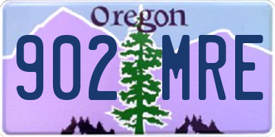 OR license plate 902MRE