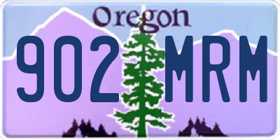 OR license plate 902MRM
