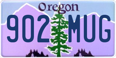 OR license plate 902MUG