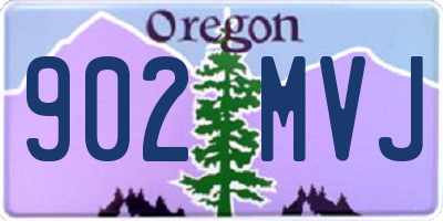 OR license plate 902MVJ