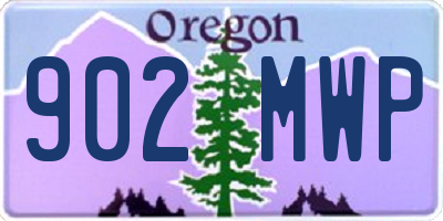 OR license plate 902MWP