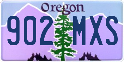 OR license plate 902MXS