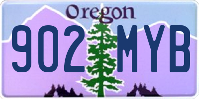 OR license plate 902MYB