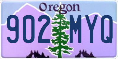 OR license plate 902MYQ