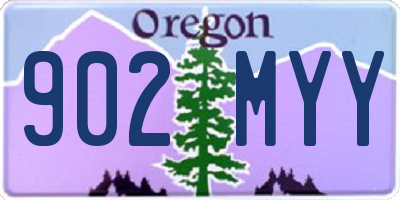 OR license plate 902MYY