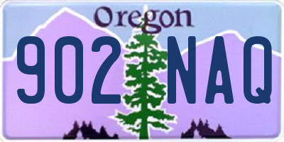 OR license plate 902NAQ