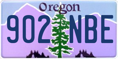 OR license plate 902NBE