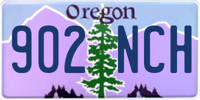 OR license plate 902NCH