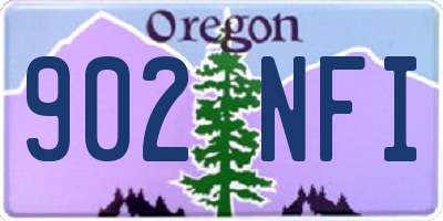 OR license plate 902NFI