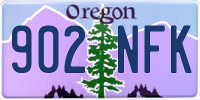 OR license plate 902NFK