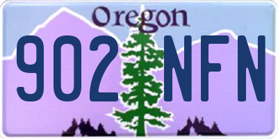 OR license plate 902NFN