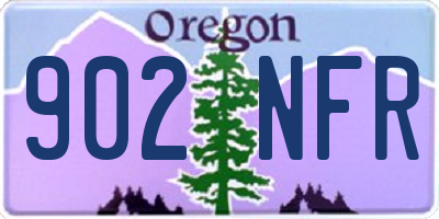 OR license plate 902NFR