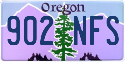 OR license plate 902NFS