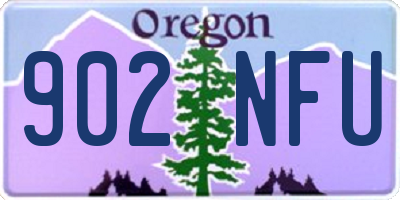 OR license plate 902NFU
