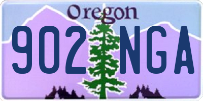OR license plate 902NGA