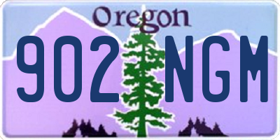 OR license plate 902NGM