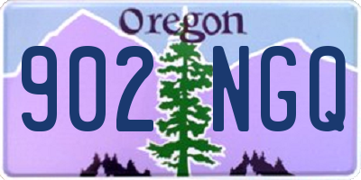 OR license plate 902NGQ