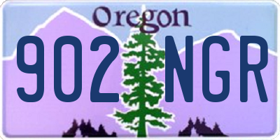 OR license plate 902NGR