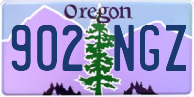OR license plate 902NGZ