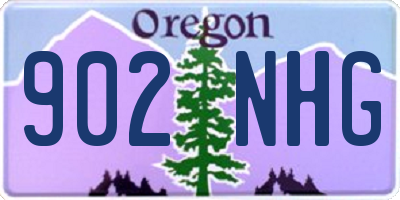 OR license plate 902NHG