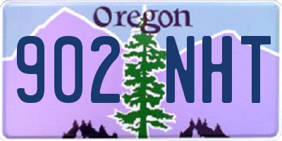 OR license plate 902NHT