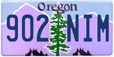 OR license plate 902NIM