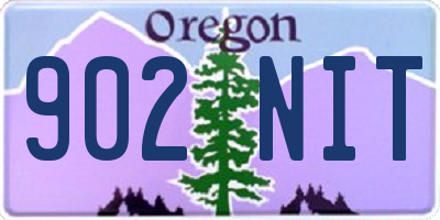 OR license plate 902NIT