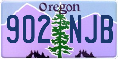 OR license plate 902NJB