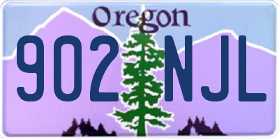 OR license plate 902NJL