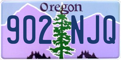 OR license plate 902NJQ