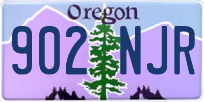 OR license plate 902NJR