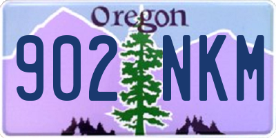 OR license plate 902NKM