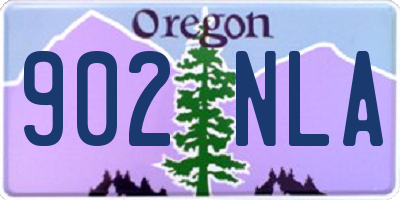 OR license plate 902NLA