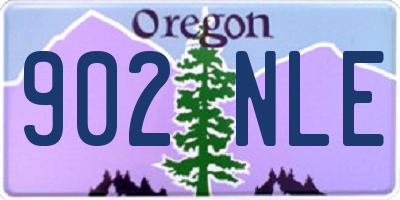 OR license plate 902NLE