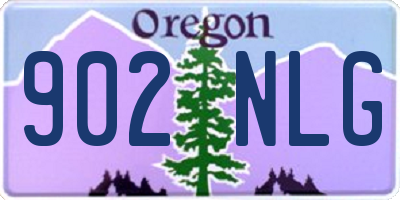 OR license plate 902NLG