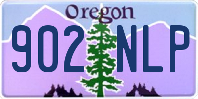 OR license plate 902NLP