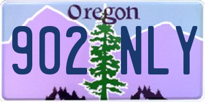 OR license plate 902NLY