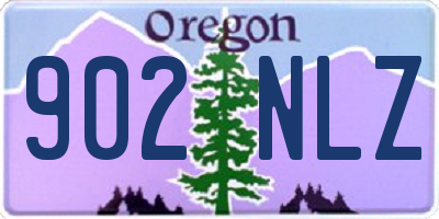 OR license plate 902NLZ