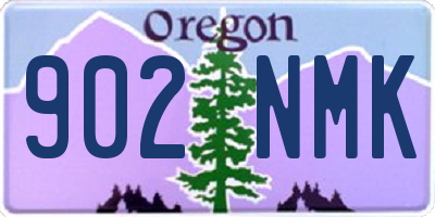 OR license plate 902NMK
