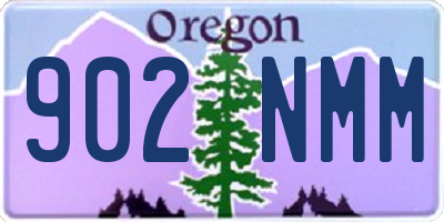 OR license plate 902NMM
