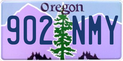 OR license plate 902NMY