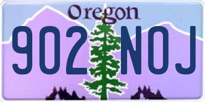 OR license plate 902NOJ