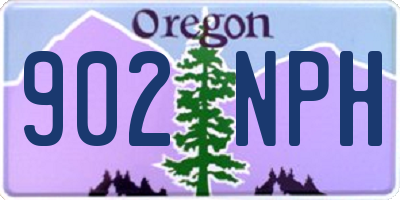 OR license plate 902NPH