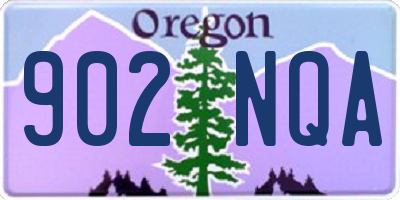OR license plate 902NQA