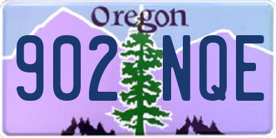 OR license plate 902NQE