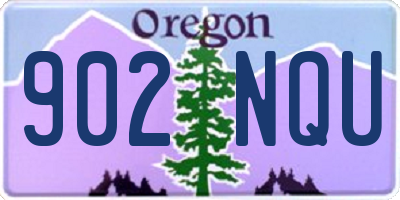 OR license plate 902NQU