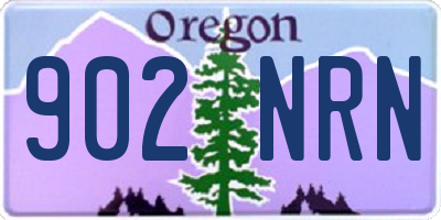 OR license plate 902NRN