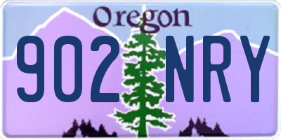 OR license plate 902NRY