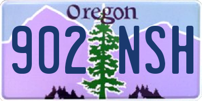 OR license plate 902NSH